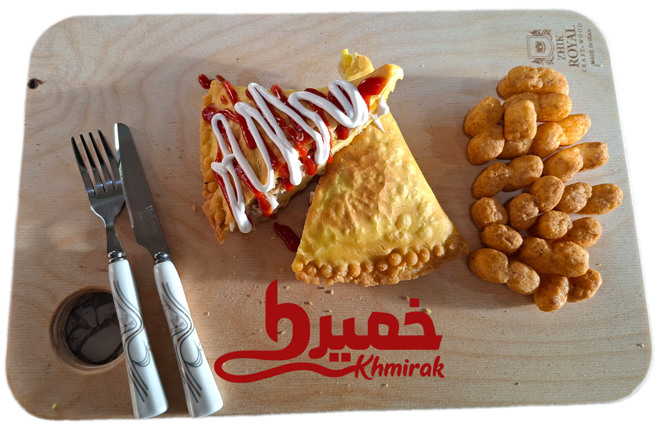 سمبوسه مرغ نیمه آماده خمیرک